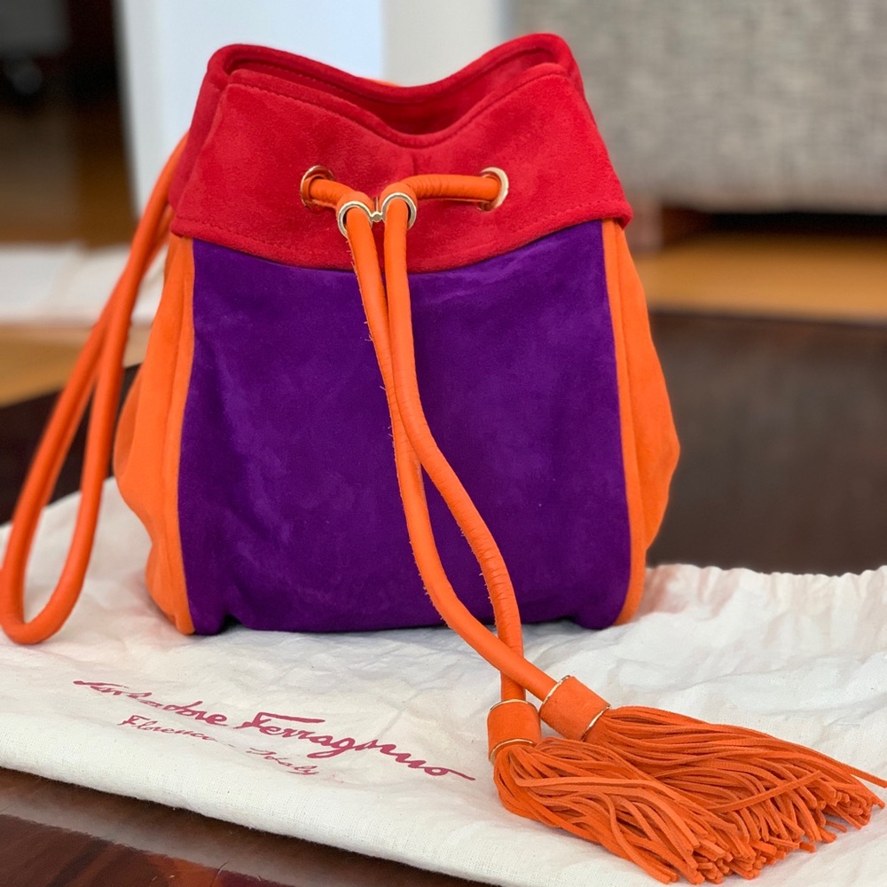 Salvatore Ferragamo Mini Bag in Suede